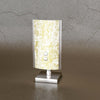 Abatjour-Contemporaneo-Shadow-Metallo-Bianco-Vetro-Foglia-Oro-1-Luce-G9