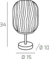 Abatjour-Contemporaneo-Tender-Metallo-Cromo-Vetro-Trasparente-1-Luce-E27