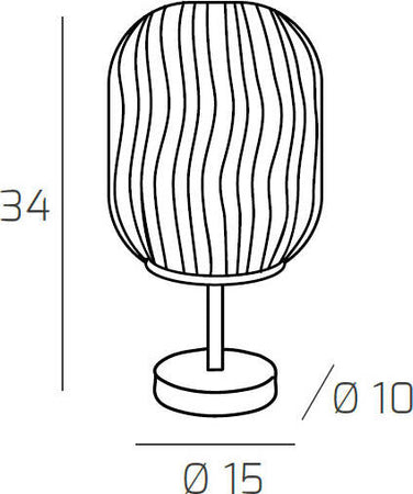 Abatjour-Contemporaneo-Tender-Metallo-Cromo-Vetro-Trasparente-1-Luce-E27