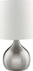 Abatjour-Contemporaneo-Tocco-Acciaio-Argento-Tessuto-1-Luce-E14