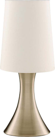 Abatjour-Contemporaneo-Tocco-Acciaio-Ottone-Tessuto-Crema-1-Luce-E14