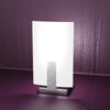 Abatjour-Contemporaneo-Wood-Metallo-Foglia-Argento-Vetro-Bianco-1-Luce-G9