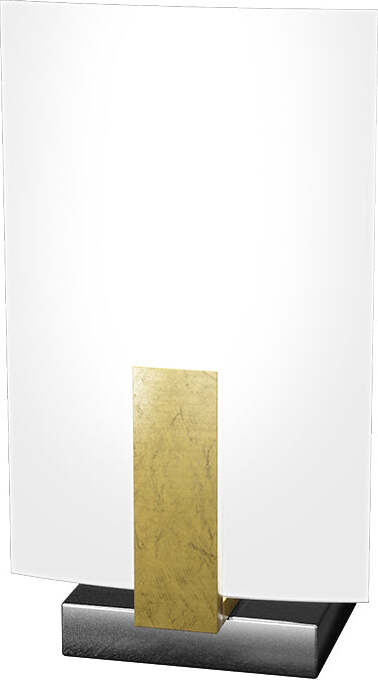 Abatjour-Contemporaneo-Wood-Metallo-Foglia-Oro-Vetro-Bianco-1-Luce-G9
