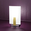 Abatjour-Contemporaneo-Wood-Metallo-Foglia-Oro-Vetro-Bianco-1-Luce-G9