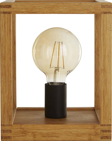 Abatjour-Industrial-Nordico-Square-Legno-Marrone-Nero-1-Luce-E27