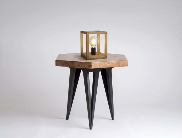 Abatjour-Industrial-Nordico-Square-Legno-Marrone-Nero-1-Luce-E27