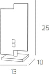Abatjour-Moderno-Tetris-Metallo-Bianco-Vetro-1-Luce-G9