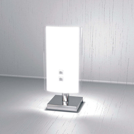 Abatjour-Moderno-Tray-Metallo-E-Vetro-Bianco-1-Luce-G9