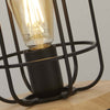 Abatjour-Rustico-Country-Visione-Acciaio-Nero-Marrone-1-Luce-E27