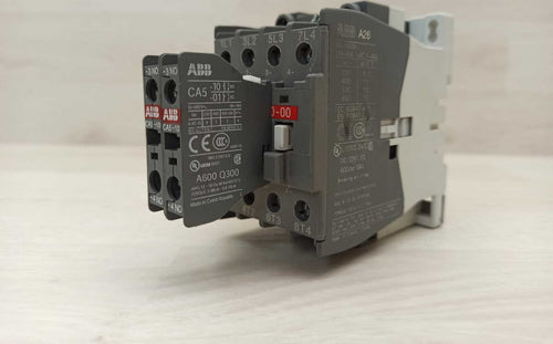 ABB A26-40-00 230-240V 50Hz / 240-260V 60Hz 4-POLE N.O. CONTACTOR + 2 CA5