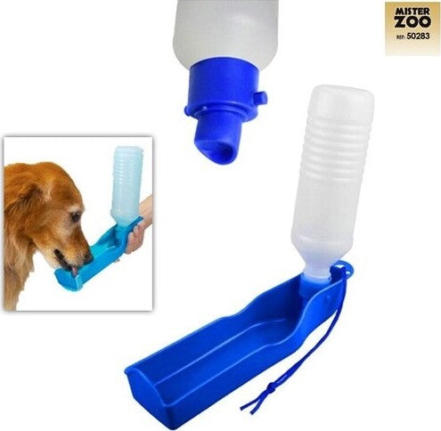 Abbeveratoio-Portatile-500-Cani-E-Gatti-Borraccia-Richiudibile-Colori-Assortiti