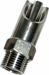 Abbeveratoio suini acciaio e ottone Ø 21mm filetto M1/2 confezione da 3 pezzi
