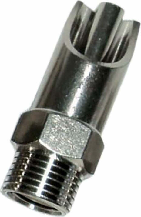 Abbeveratoio suini acciaio e ottone Ø 21mm filetto M1/2 confezione da 3 pezzi