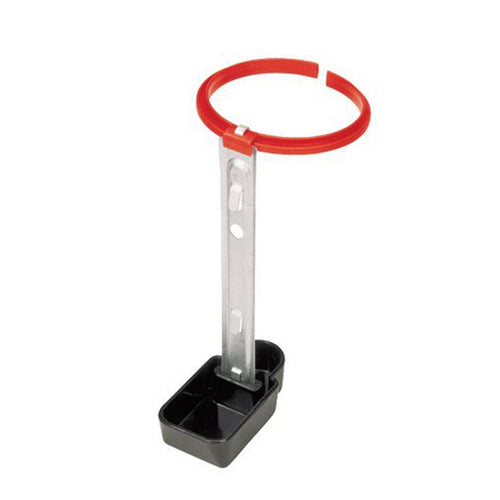 Abbeveratoio per conigli porta bottiglia in PVC con asta in ferro zincato 2 Pezzi