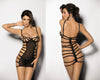 Abbigliamento Erotico Sexy completino intimo Anais Apparel Mistra Dress Intimo Nero Con Dettagli Metallici Taglia S Salute e cura della persona/Erotismo e contraccezione/Abbigliamento erotico/Donna/Completi intimi Kondorama - Martinsicuro, Commerciovirtuoso.it