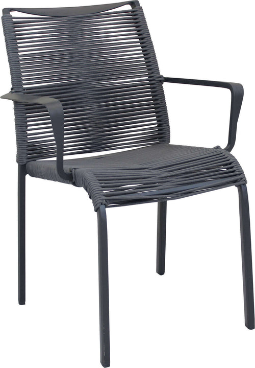 ABEONA---poltrona-da-giardino-in-alluminio-e-corda-impilabile-Antracite-Milani-Home