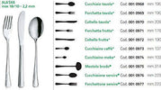 Abert-Set-12-COLTELLI-TAVOLA-Inox-18/10-MOD.-Alaska