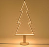 Abete triangolare luminoso con led multicolor e base in legno decorazione natalizia Casa e cucina/Decorazioni per interni/Addobbi e decorazioni per ricorrenze/Decorazioni natalizie/Alberi di natale artificiali MagiediNatale.it - Altamura, Commerciovirtuoso.it