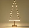 Abete triangolare luminoso con led multicolor e base in legno decorazione natalizia Casa e cucina/Decorazioni per interni/Addobbi e decorazioni per ricorrenze/Decorazioni natalizie/Alberi di natale artificiali MagiediNatale.it - Altamura, Commerciovirtuoso.it