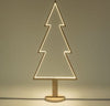 Abete triangolare luminoso con led multicolor e base in legno decorazione natalizia Casa e cucina/Decorazioni per interni/Addobbi e decorazioni per ricorrenze/Decorazioni natalizie/Alberi di natale artificiali MagiediNatale.it - Altamura, Commerciovirtuoso.it