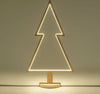 Abete triangolare luminoso con led multicolor e base in legno decorazione natalizia Casa e cucina/Decorazioni per interni/Addobbi e decorazioni per ricorrenze/Decorazioni natalizie/Alberi di natale artificiali MagiediNatale.it - Altamura, Commerciovirtuoso.it
