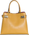 Abigail----Borsa-da-Donna-Gialla-In-Vera-Pelle