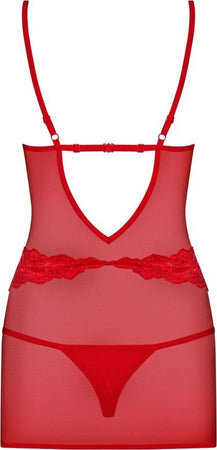 Abitino Rosso Con Mutandine Sexy Completo Erotico Obsessive Chemise & Thong S/M Salute e cura della persona/Erotismo e contraccezione/Abbigliamento erotico/Donna/Abiti Kondorama - Martinsicuro, Commerciovirtuoso.it