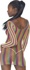 Abitino Sexy Elasticizzato Arcobaleno Rainbow Fishnet Mini Dress Multicolor Elasticizzato Arcobaleno Lingerie Intimo Sexy Salute e cura della persona/Erotismo e contraccezione/Abbigliamento erotico/Donna/Abiti Kondorama - Martinsicuro, Commerciovirtuoso.it