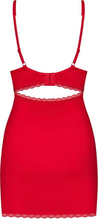Abitino Sexy Erotico Lingerie Obsessive Jolierose Chemise & Thong Red S/m Salute e cura della persona/Erotismo e contraccezione/Abbigliamento erotico in pelle e latex/Donna/Abiti Kondorama - Martinsicuro, Commerciovirtuoso.it