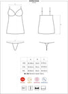 Abitino Sexy Erotico Lingerie Obsessive Jolierose Chemise & Thong Red S/m Salute e cura della persona/Erotismo e contraccezione/Abbigliamento erotico in pelle e latex/Donna/Abiti Kondorama - Martinsicuro, Commerciovirtuoso.it