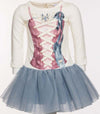Abito Bambina Punto Milano Monnalisa con gonna in tulle Carta da zucchero Moda/Bambine e ragazze/Abbigliamento/Completi e coordinati/Completi due pezzi con gonna Scontolo.net - Potenza, Commerciovirtuoso.it