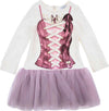 Abito Bambina Punto Milano Monnalisa con gonna in tulle Moda/Bambine e ragazze/Abbigliamento/Completi e coordinati/Completi due pezzi con gonna Scontolo.net - Potenza, Commerciovirtuoso.it
