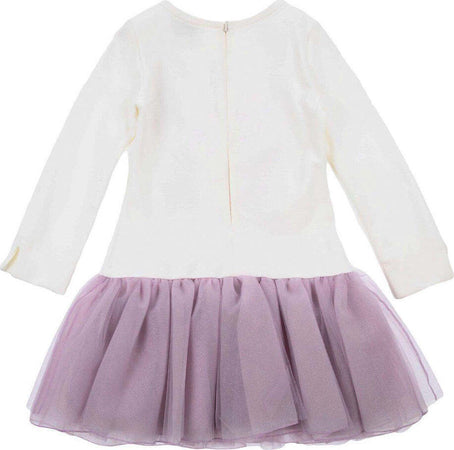 Abito Bambina Punto Milano Monnalisa con gonna in tulle Moda/Bambine e ragazze/Abbigliamento/Completi e coordinati/Completi due pezzi con gonna Scontolo.net - Potenza, Commerciovirtuoso.it