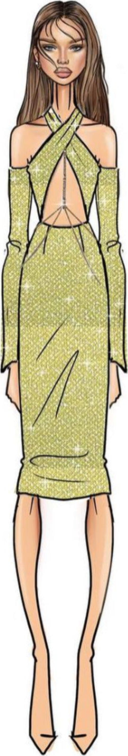 Abito-elegante-con-collana