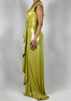 Abito-in-jersey-placcato-lime