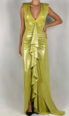 Abito-in-jersey-placcato-lime