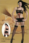 Abito-Sexy-Body-Con-Reggicalze-Lingerie-Intimo-Donna-Hot-Nero-Taglia-Unica-8865