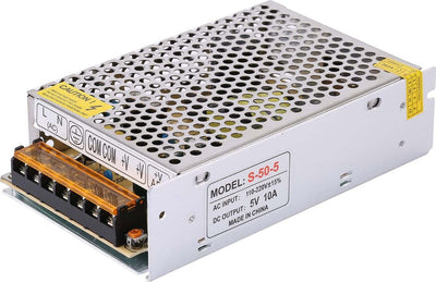 Ac 220v Dc 5v Alimentatore 10A 50W Stabilizzato Switching Trimmer Commercio Industria e Scienza/Impianti elettrici/Cablaggio e collegamenti/Alimentazione elettrica industriale Zencoccostore - Formia, Commerciovirtuoso.it