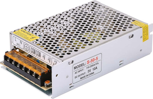 Ac 220v Dc 5v Alimentatore 10A 50W Stabilizzato Switching Trimmer Commercio Industria e Scienza/Impianti elettrici/Cablaggio e collegamenti/Alimentazione elettrica industriale Zencoccostore - Formia, Commerciovirtuoso.it