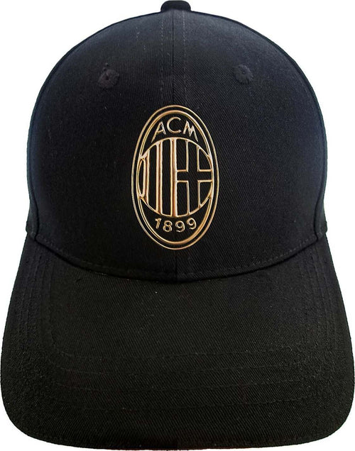 Ac Milan Cappellino Nero Oro Stemma Milan Cappello Con Visiera Milan Oro Regolabile Sport e tempo libero/Fan Shop/Abbigliamento/Accessori/Cappelli e berretti/Berretti da baseball Il Distintivo - Pesaro, Commerciovirtuoso.it