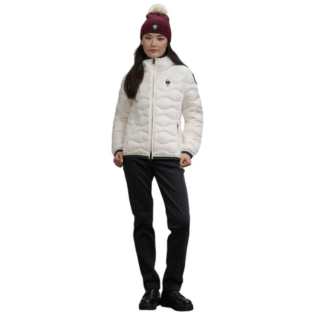 Blauer piumino bianco Camelia 25WBLDC03095