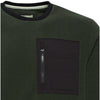 Blend felpa in pile verde 20715833