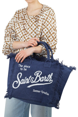 MC2 SAINT BARTH MC2 Saint Barth - Borsa grande - 450936 - Blu da donna