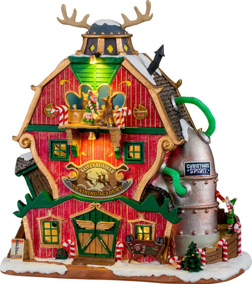 Accademia di allenamento delle renne di Babbo Natale decorazione per villaggio natalizio Casa e cucina/Decorazioni per interni/Addobbi e decorazioni per ricorrenze/Decorazioni natalizie/Oggettistica MagiediNatale.it - Altamura, Commerciovirtuoso.it