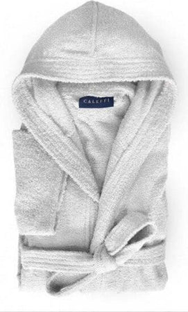 Accappatoio Minorca Per Bambini 10-12 Anni - Cotone Idrofilo 400 Gsm, Lavanda Con Cappuccio - Foto 4