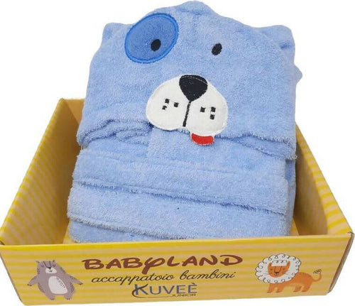 Accappatoio Babyland Kuvee Bimbo Bimba Fantasie Animaletti In Pura Spugna Di Cotone Moda/Bambini e ragazzi/Abbigliamento/Pigiami e vestaglie/Accappatoi e vestaglie Puleo Casa - Palermo, Commerciovirtuoso.it
