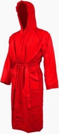 Accappatoio-bimbo-con-cappuccio-Tinta-unita-Microfibra-con-Borsa-da-Viaggio