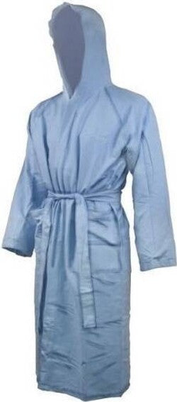 Accappatoio-bimbo-con-cappuccio-Tinta-unita-Microfibra-con-Borsa-da-Viaggio