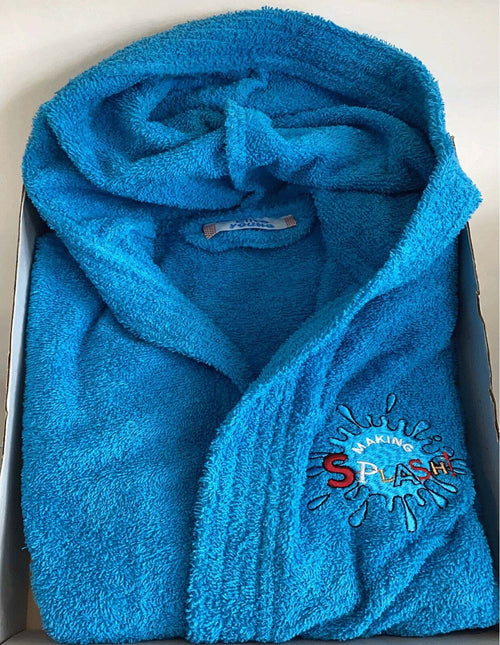 Accappatoio-Bimbo/a-in-Spugna-Pakito-Splash