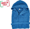 Accappatoio Blu Con Tasca E Cappuccio Avio Morbido Assorbente Made in Italy Moda/Uomo/Abbigliamento/Pigiami e abbigliamento da notte/Accappatoi Smartdecohome - Sesto San Giovanni, Commerciovirtuoso.it